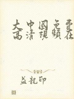 大中国免费观看高清视频在线观看