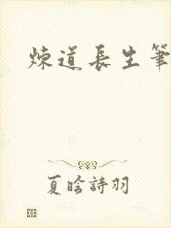 炼道长生笔趣阁封面