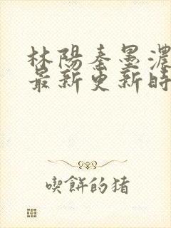 林阳秦墨浓小说最新更新时间封面