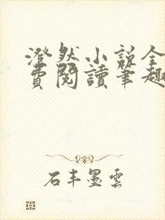 澄然小说全文免费阅读笔趣阁软件封面