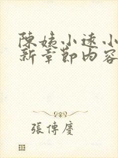 陈姨小远小说最新章节内容