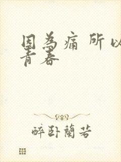 因为痛 所以叫青春封面