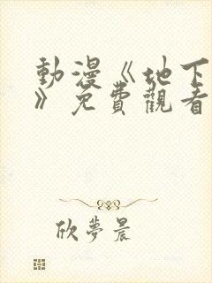 动漫《地下偶像》免费观看双男主剧