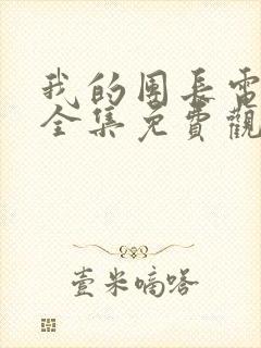 我的团长电视剧全集免费观看高清