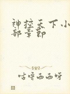 神控天下小说全部章节封面