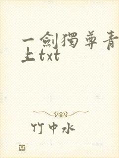 一剑独尊青鸾峰上txt