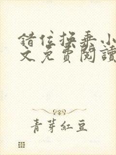 错位换乘小说全文免费阅读