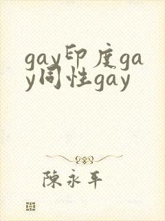 gay印度gay同性gay封面