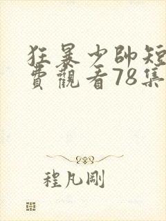 狂暴少帅短剧免费观看78集