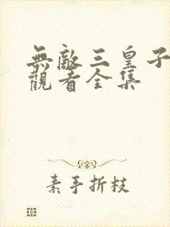 无敌三皇子免费观看全集封面