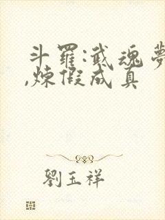 斗罗:武魂梦蝶,炼假成真