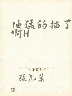 他猛的插了进去啊H