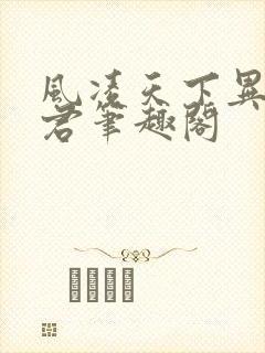 风凌天下异世邪君笔趣阁封面