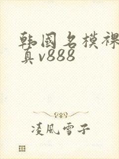 韩国名模裸体写真v888