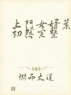 上门女婿叶辰萧初然完整