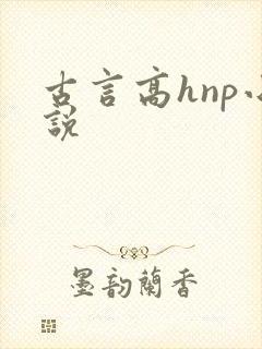 古言高hnp小说