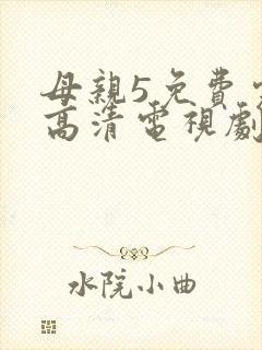 母亲5免费完整高清电视剧在线看封面