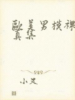 欧美男模裸体写真集封面