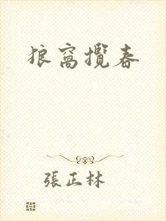 狼窝揽春封面