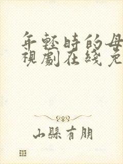 年轻时的母亲电视剧在线免费4