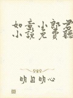 如意小郎君有声小说免费听书