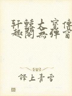 轩辕大宝传奇笔趣阁无弹窗