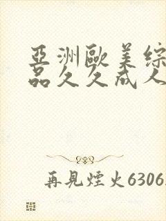 亚洲欧美综合精品久久成人