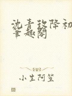 沈青玫降初嘉措笔趣阁