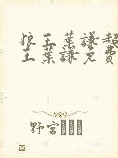 狼王叶谦超级兵王叶谦免费阅读