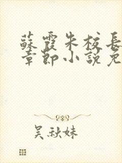 苏霞朱校长全部章节小说免费阅读