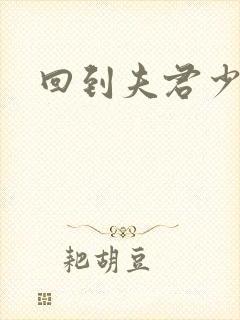 回到夫君少年时