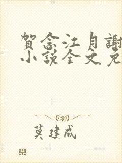 贺念江月谢泊年小说全文免费阅读笔趣阁