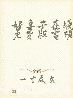 好妻子在线观看免费版电视剧全集