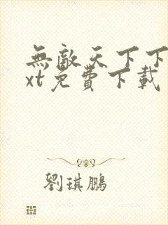 无敌天下下载txt免费下载封面