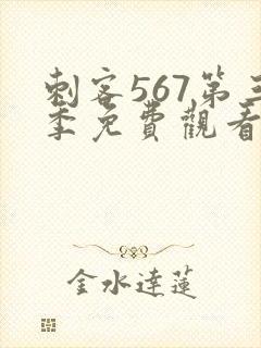 刺客567第三季免费观看封面