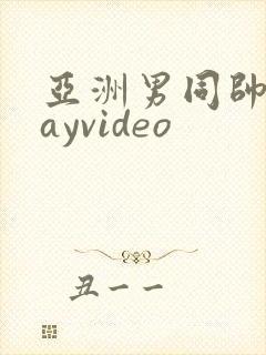 亚洲男同帅哥gayvideo封面