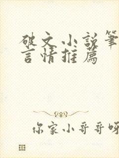 破文小说笔趣阁言情推荐封面