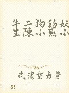 牛二狗的妖孽人生陈小燕小说封面