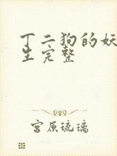 丁二狗的妖孽人生完整封面