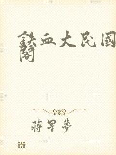 铁血大民国笔趣阁