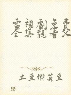 电视剧免费观看全集观看父母爱情封面