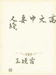 人妻中文高清在线