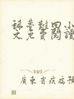 稀梦难回小说全文免费阅读无弹窗封面