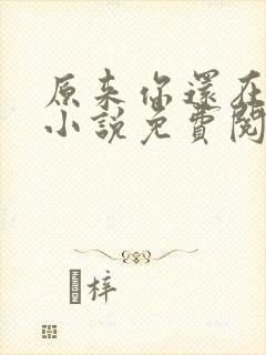 原来你还在这里小说免费阅读封面