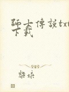 师士传说txt下载封面