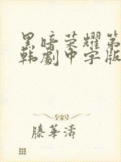 黑暗荣耀第二季韩剧中字版全集