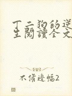 丁二狗的逆袭人生阅读全文全文