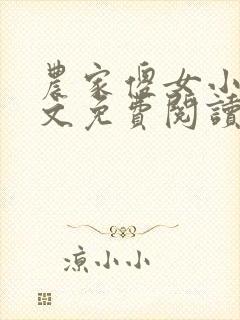 农家傻女小说全文免费阅读封面