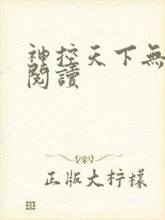 神控天下无删减阅读