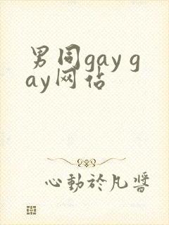 男同gay gay网站